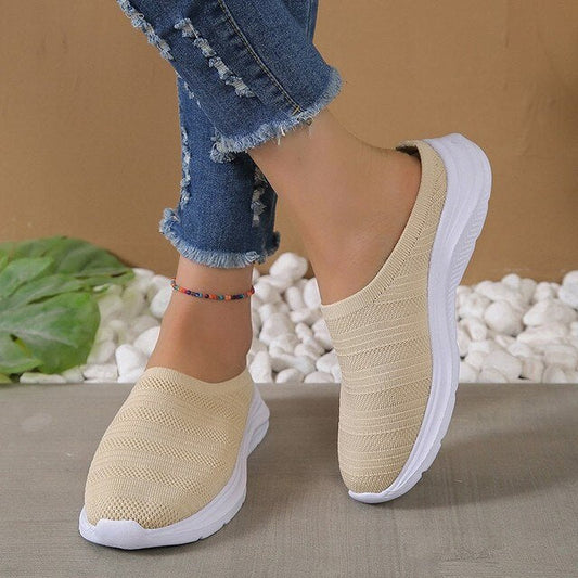 Stilla | Ensfarvede Slip-on Flade Sko