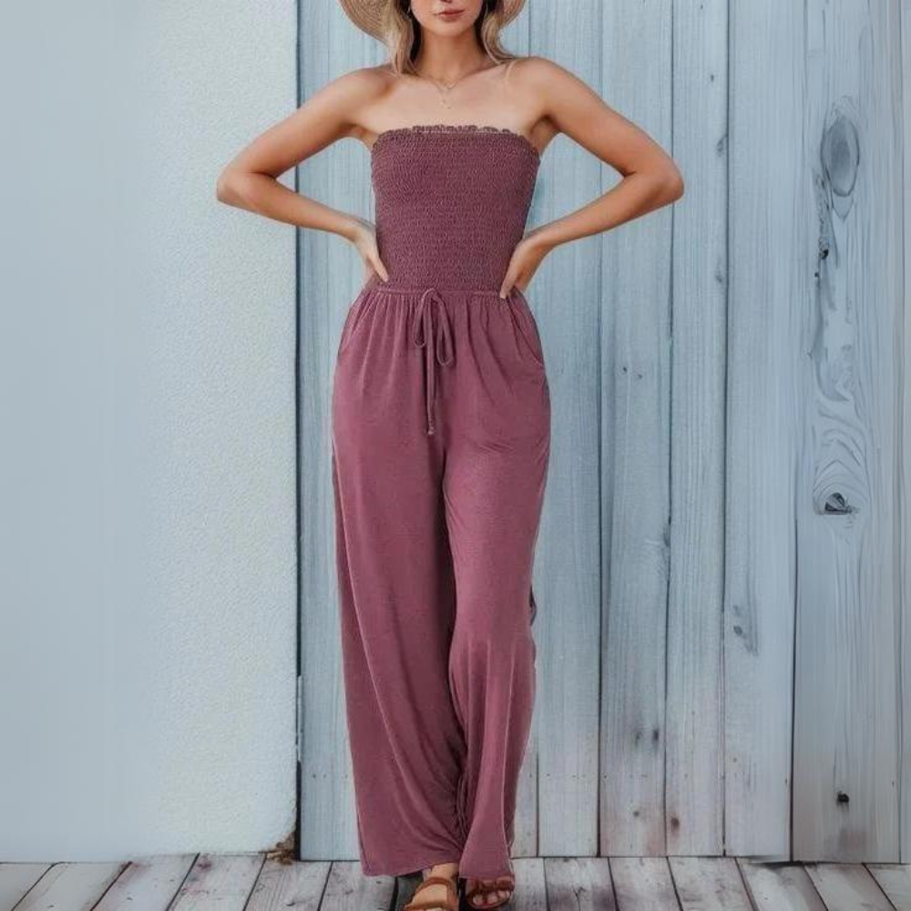 Stilla | Ny Stramningsfri Jumpsuit Med Elastisk Talje