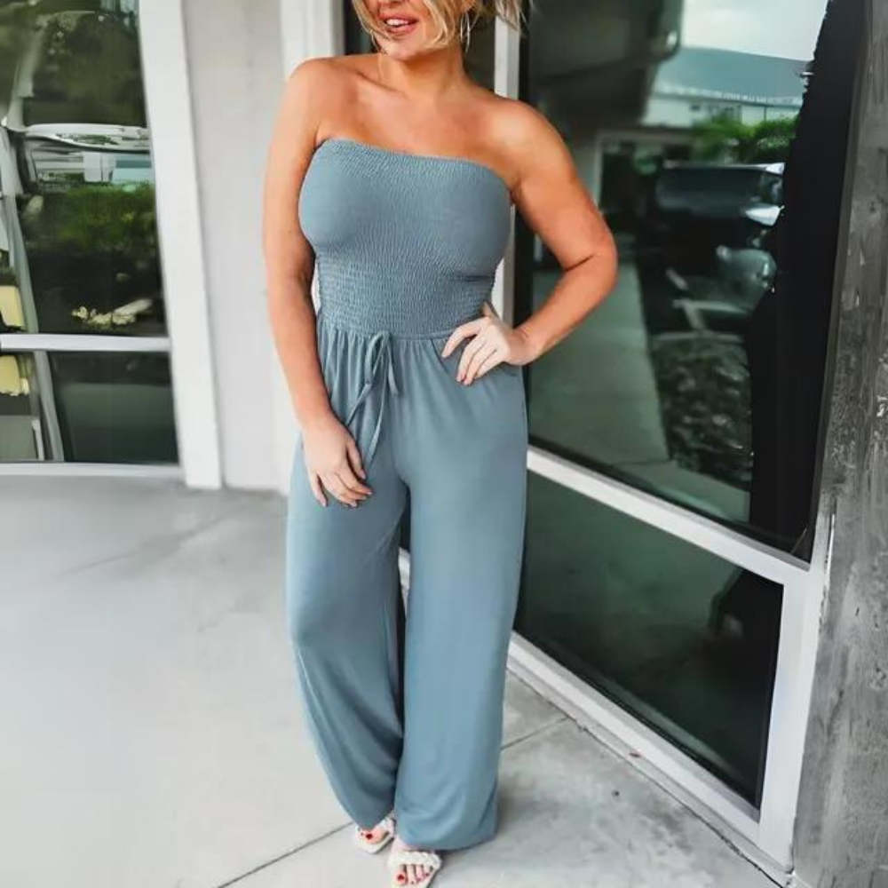 Stilla | Ny Stramningsfri Jumpsuit Med Elastisk Talje