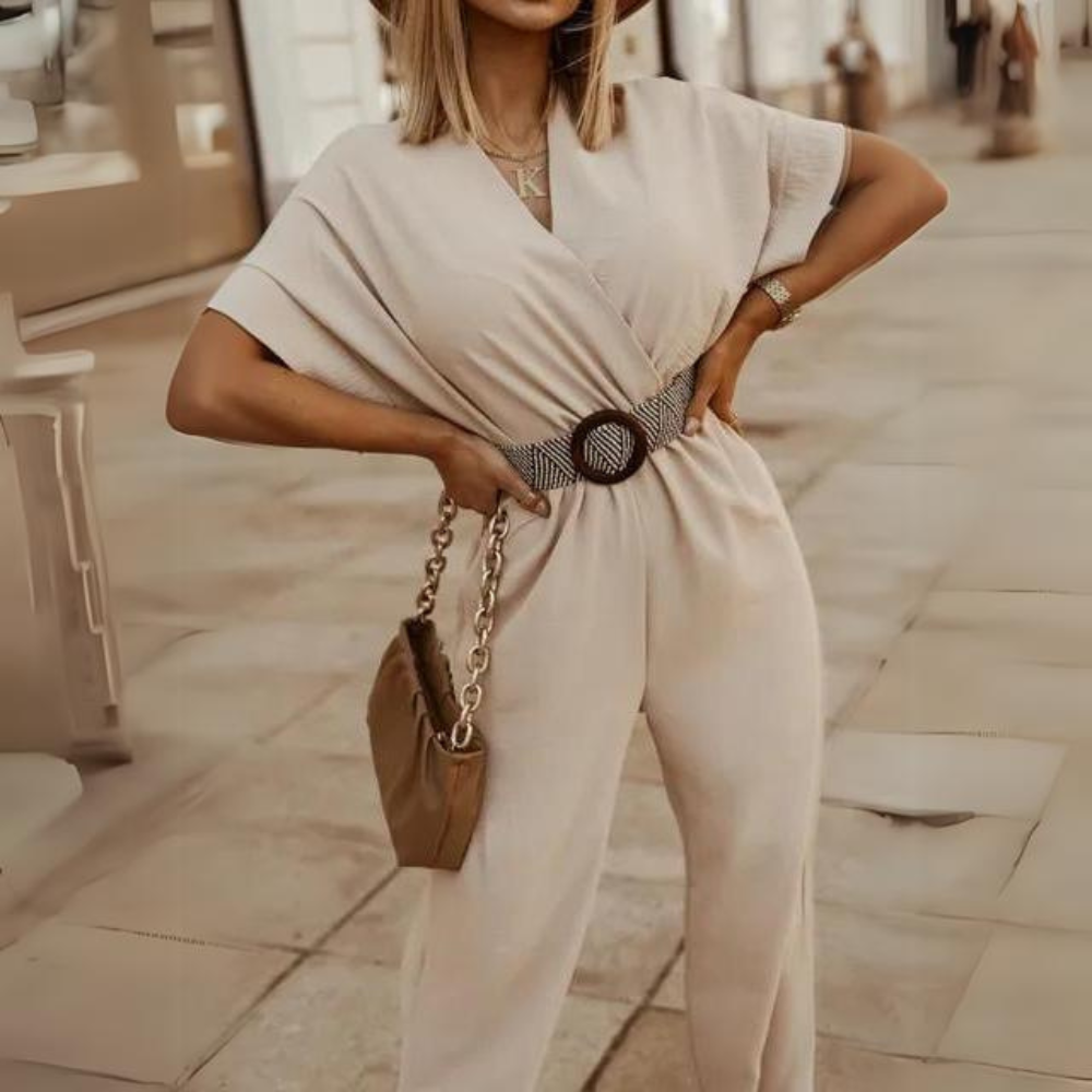 Stilla | Elegante Sommer Jumpsuit Med Bælte