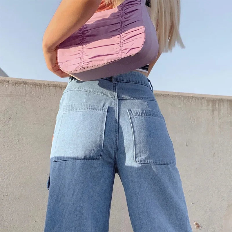 Stilla | Baggy Cargo Jeans Til Damer