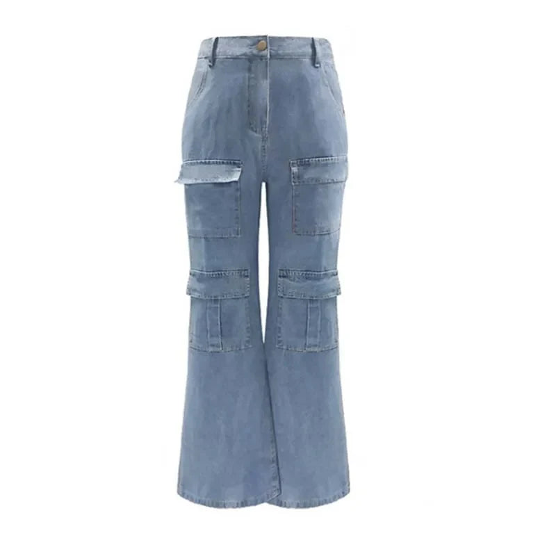 Stilla | Baggy Cargo Jeans Til Damer