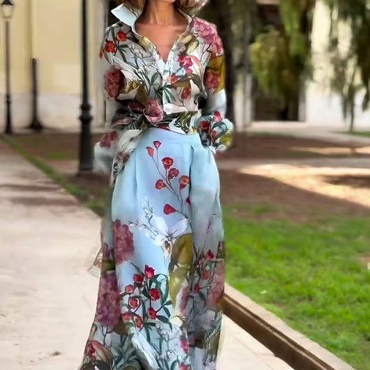 Dame jumpsuit med florale mønstre Stilla