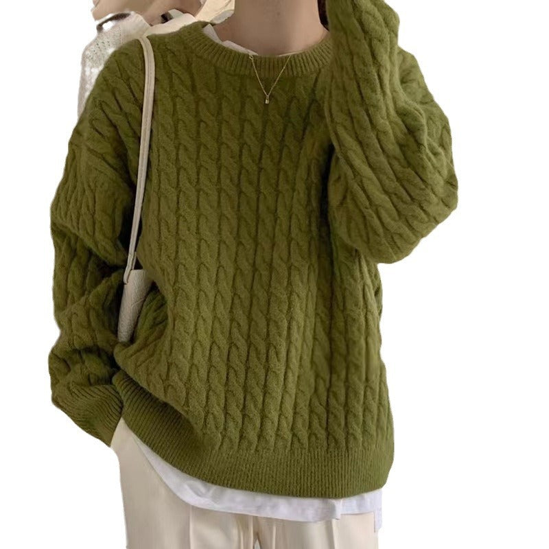 Femme Cozy Kabelstrik Pullover Sweater Stilla