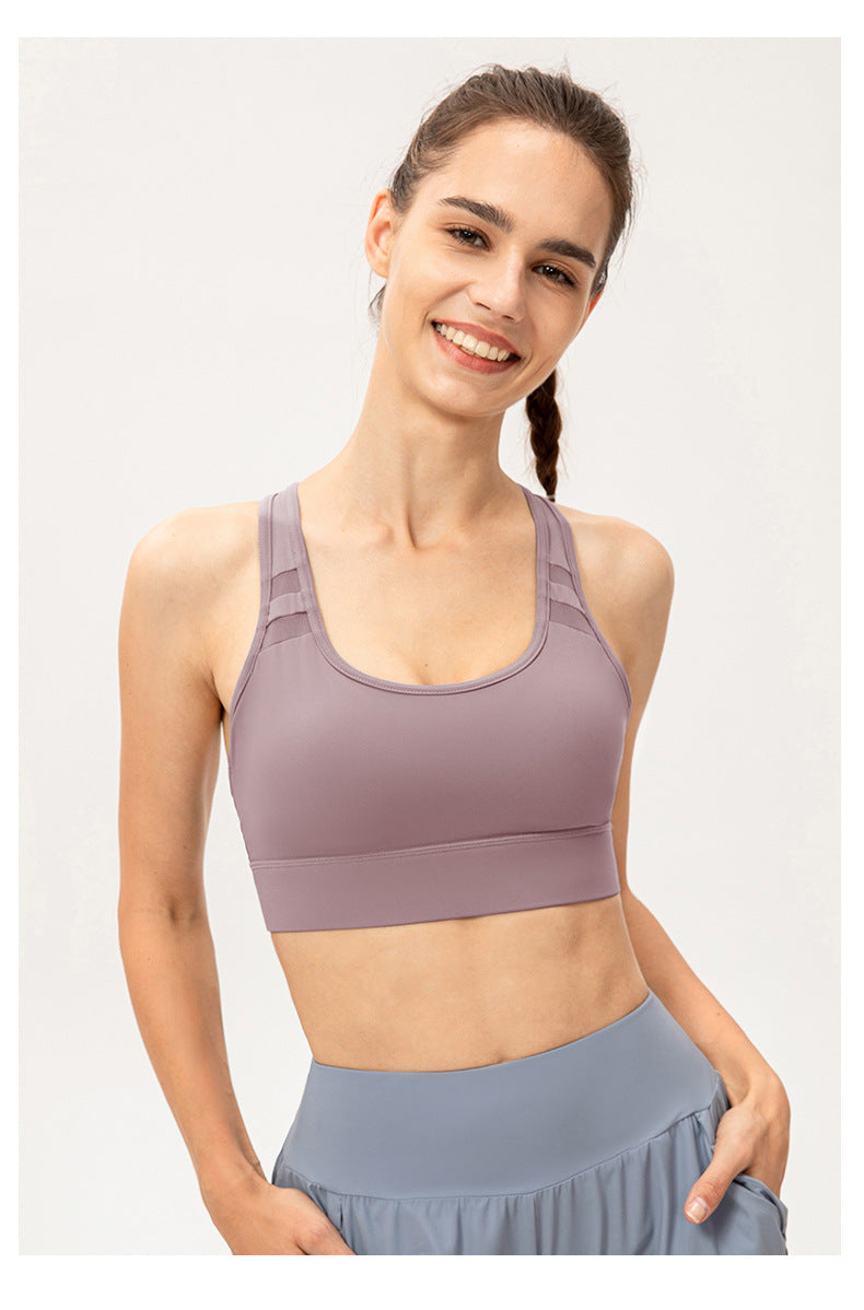 Stilla | Strength Én Delt Yoga Bh Justerbar Spænde Sportsveste, Stødabsorberende Løbe Træningsundertøj Til Kvinder