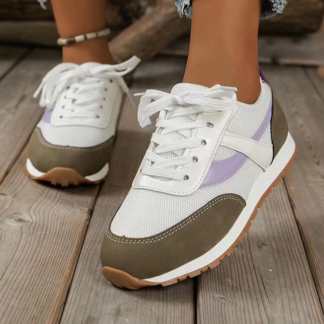 Dame Sporty Sneakers med åndbart overmateriale og skridsikker sål Stilla