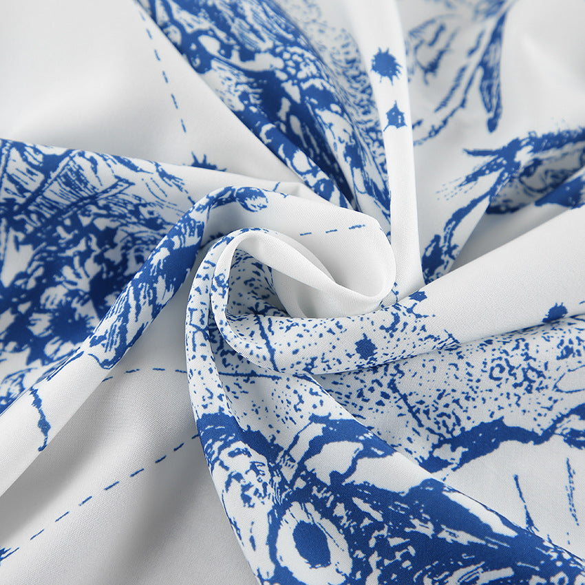 Dame afslappet sommer-outfit-sæt med blomsterprint og komfortabel pasform Stilla