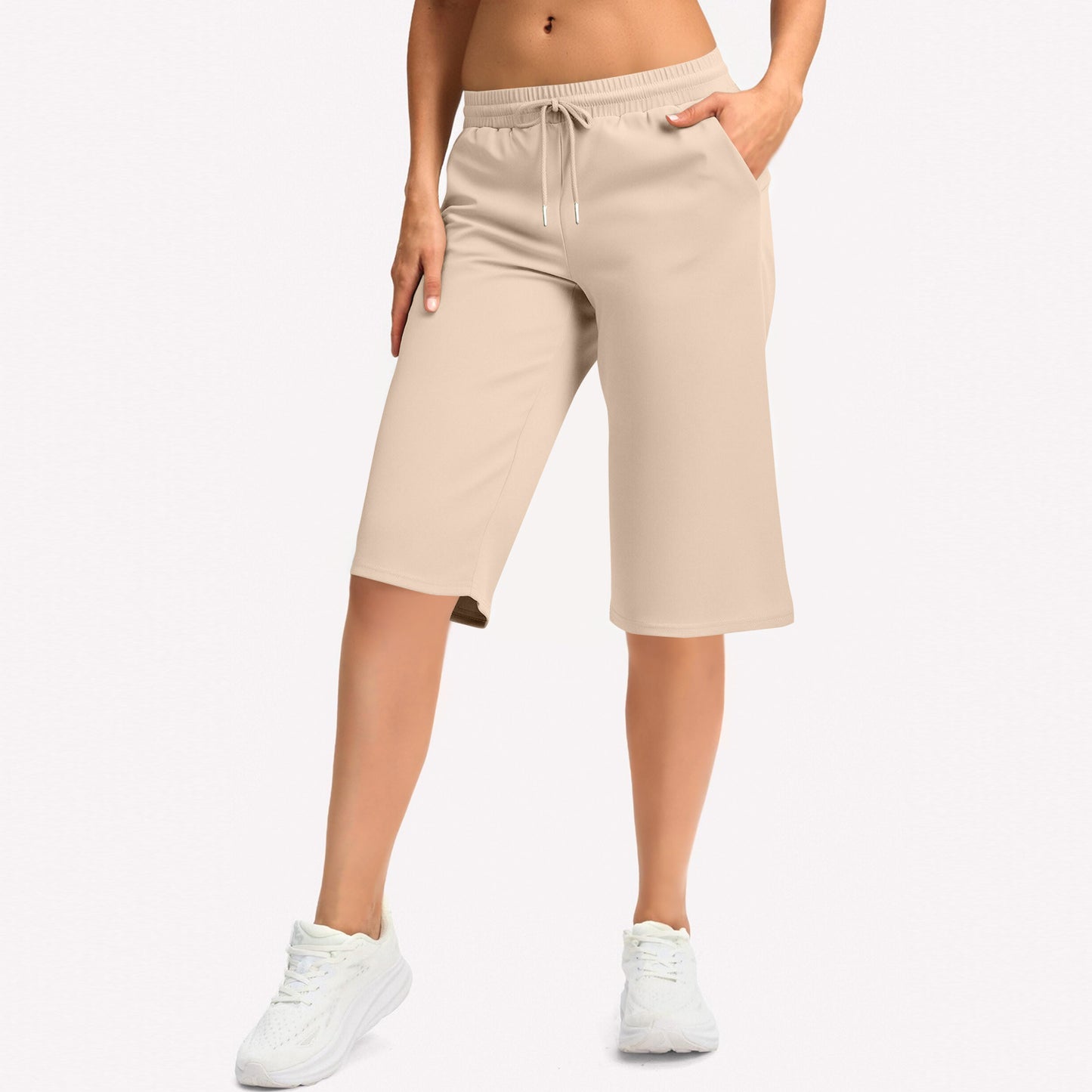 Dame Sporty Bermudashorts med praktiske lommer Stilla