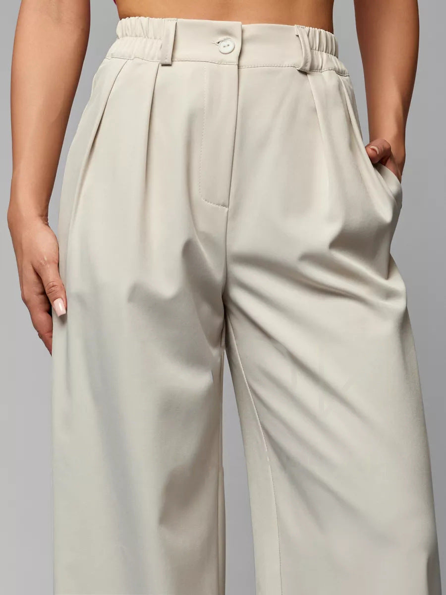 Dame elegant bluse med struktureret overflade og lange ærmer Stilla