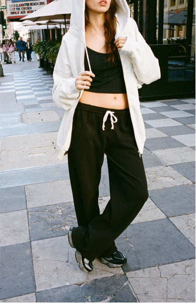 Dame afslappede joggingbukser med elastisk talje og sidelommer Stilla