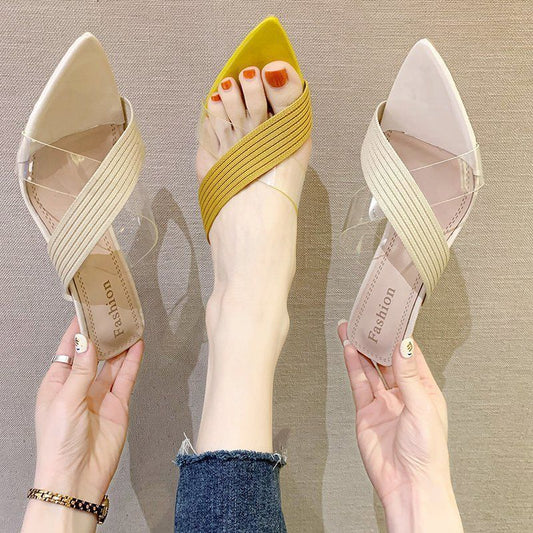 Dame åbne Mules med elegant remdesign og komfortabel sål Stilla