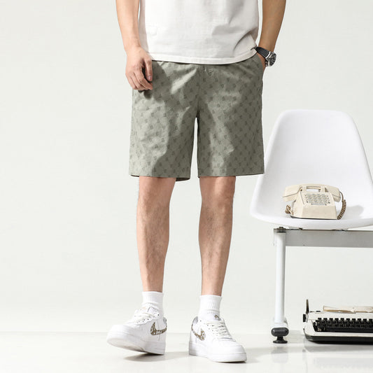 Dame afslappede shorts med elegant mønster Stilla