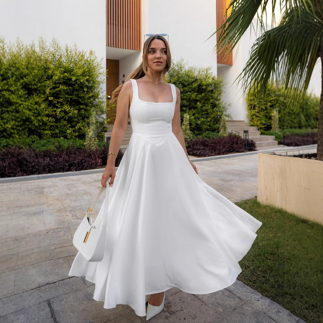 Dame A-linje aften kjole Stilla