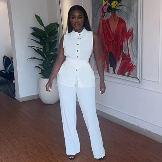 Femme Målsyet Jumpsuit Sættet Stilla