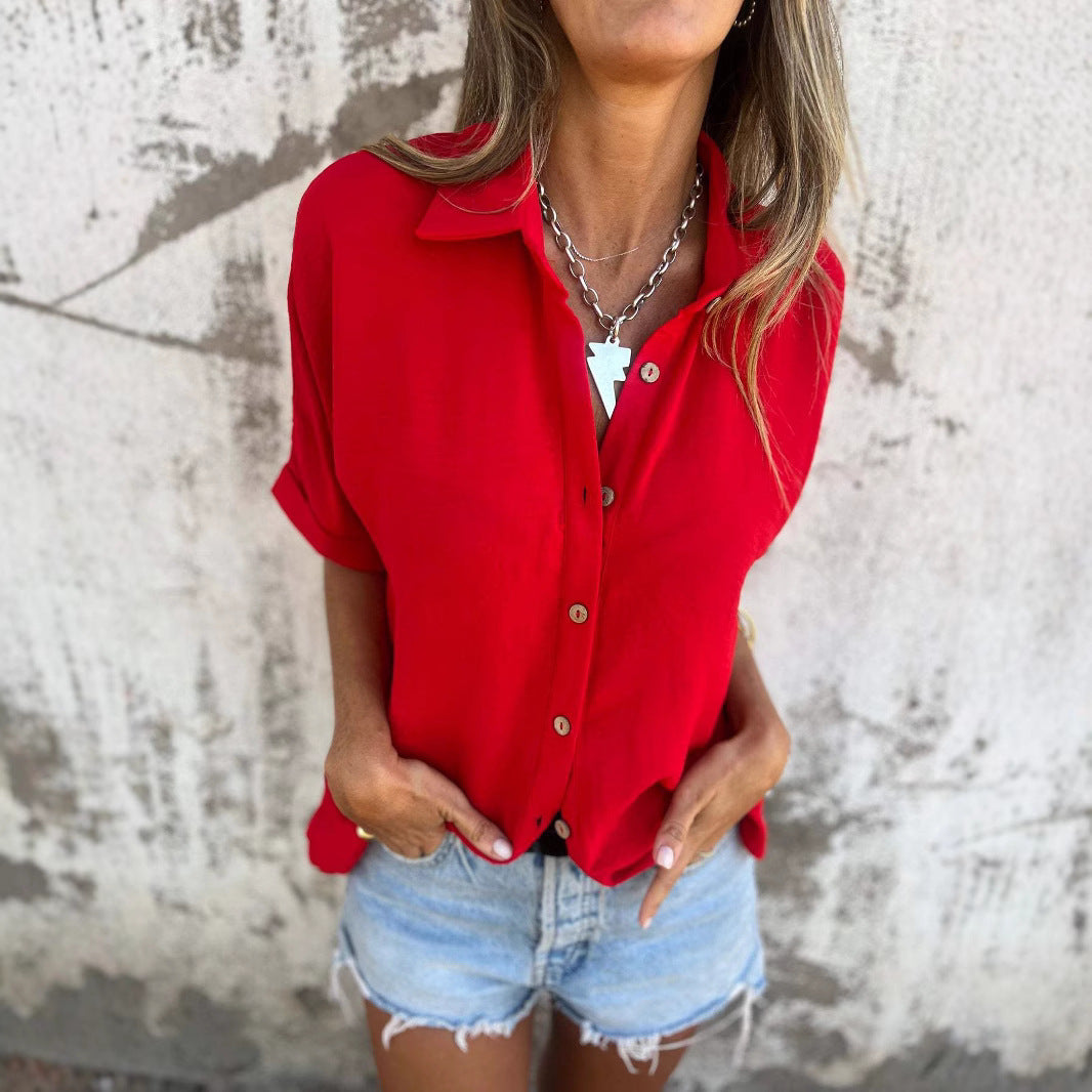 Dame afslappet oversized skjorte Stilla