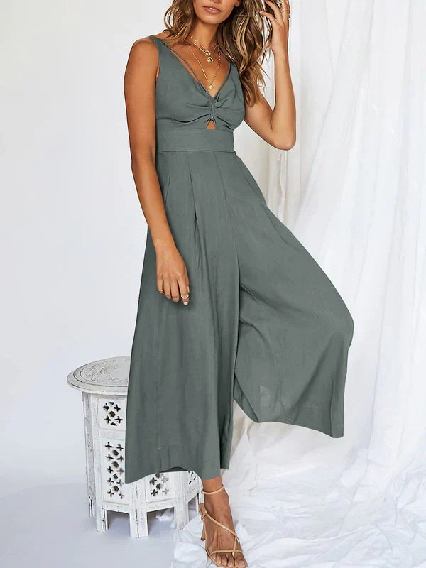 Stilla | Kvinders V-hals Cut Out Jumpsuit