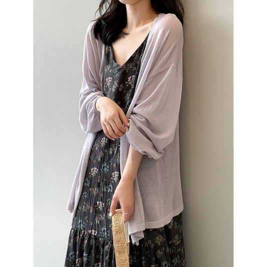 Dame afslappet longsleeve-shirt med oversized snit og raglanærmer Stilla