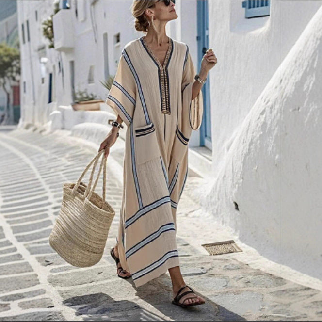 Dame afslappet strandkjole Stilla