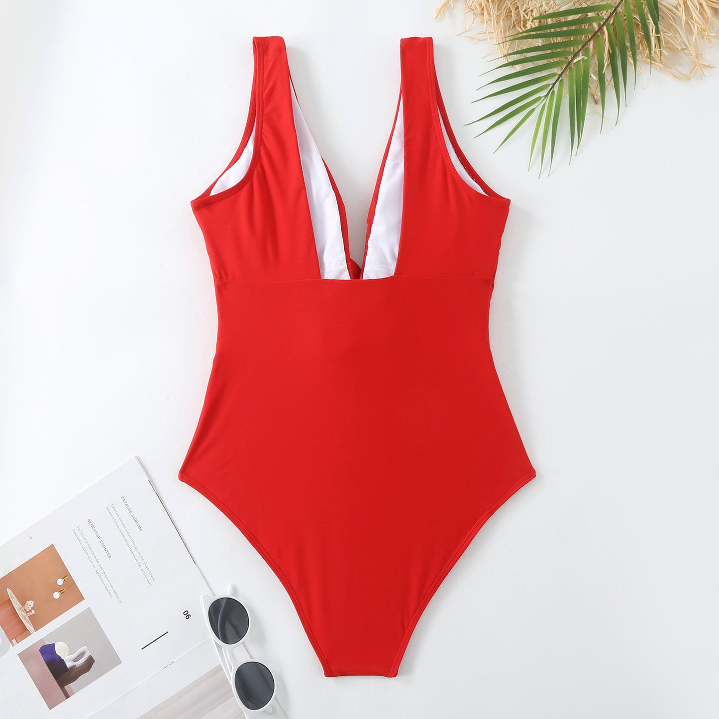 Dame Elegant Eén-delt med raffineret flæse og følgeskørt Stilla