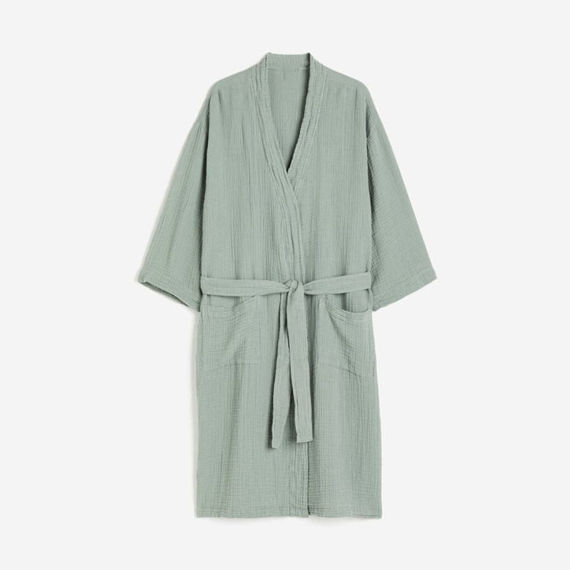 Dame afslappet linnedragt med oversized skjorte og bred buksestil Stilla