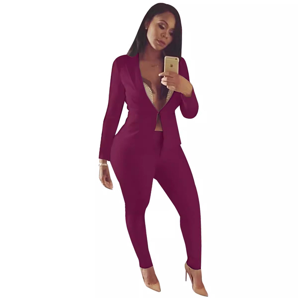Damer Elegant og tætsiddende Jumpsuit Stilla
