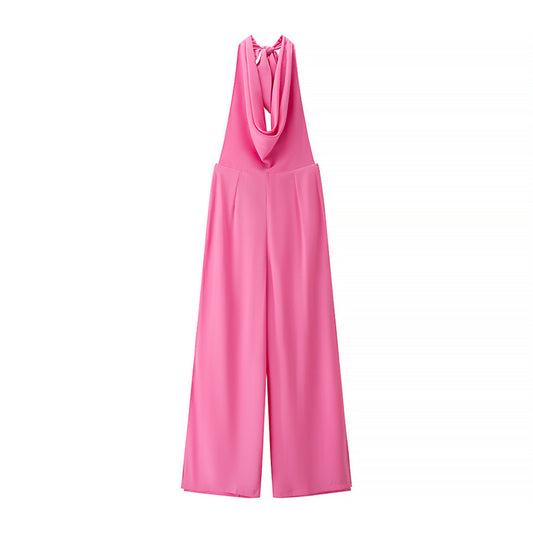 Dame Halter Neck Bred Ben Jumpsuit Stilla