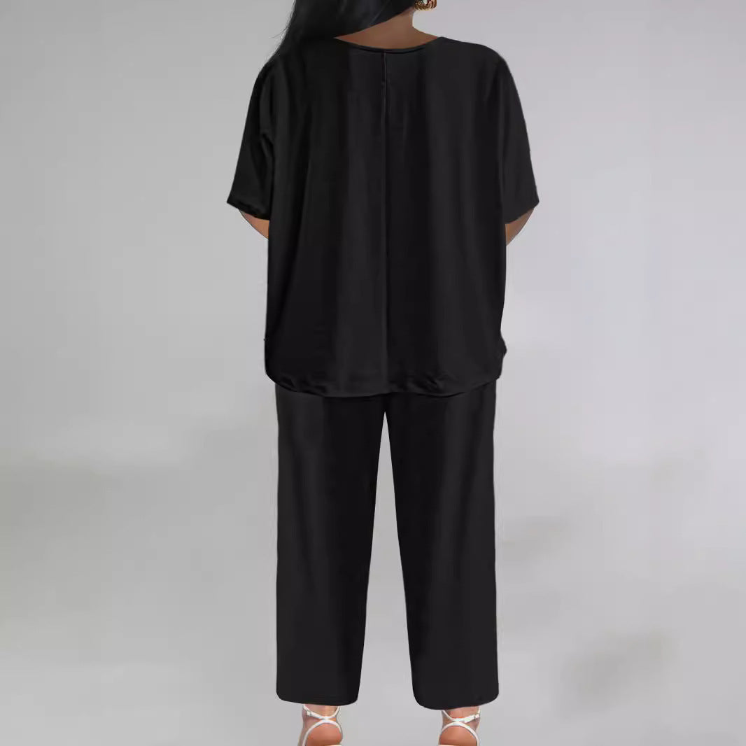 Dame Afslappet V-udskæring Jumpsuit Stilla