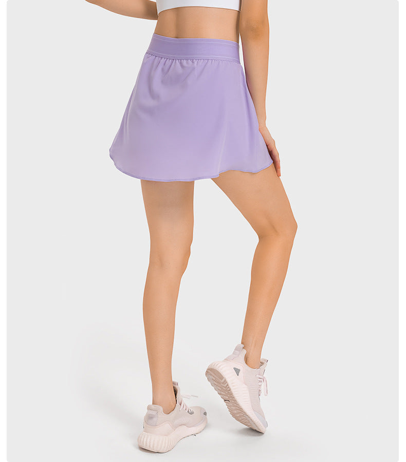 Stilla | Waist Kølende Tennis Skort Hurtigtørrende, Åndbar & Indbyggede Shorts