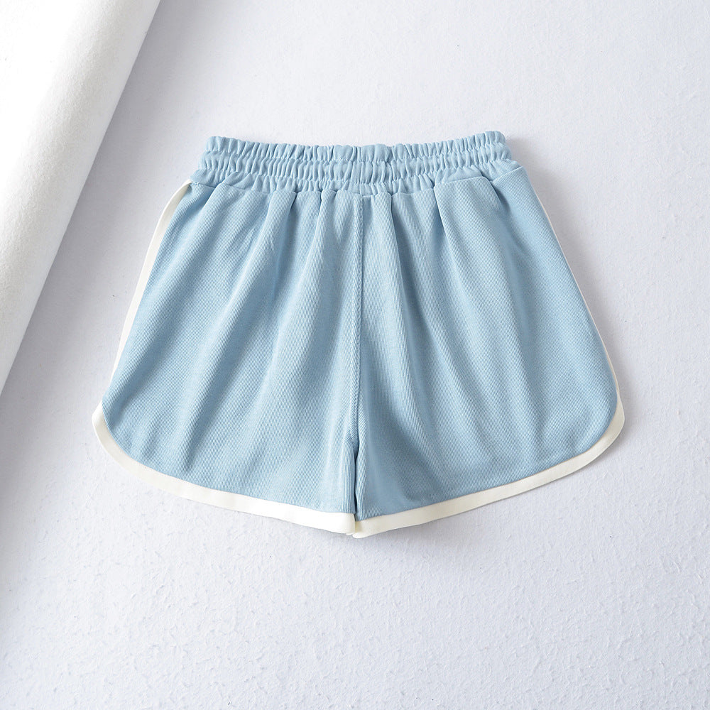 Dame Sporty Sweatshorts med elastisk talje og praktiske lommer Stilla