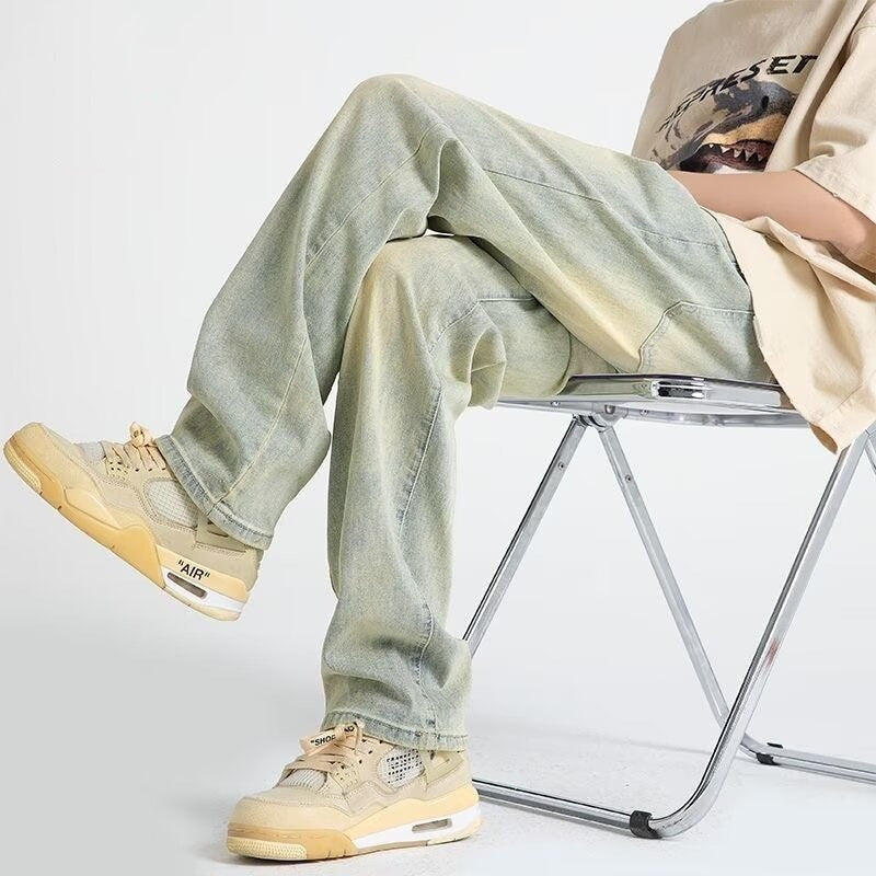 Dame afslappede høj talje jeans med afslappet snit og vintage inspireret design Stilla