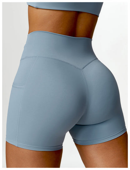 Stilla | Nude Feel Tight Yoga Shorts Casual Outdoor Running Og Motion Fitness Bukser