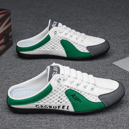 Herre Let Slip-On Fritids Sneakers med Åndbart Mesh-Design Stilla