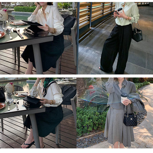 Dame elegant bluse med afslappet snit og fine detaljer Stilla