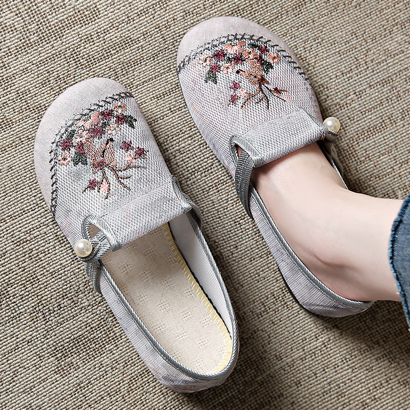 Femme broderede slippers Stilla