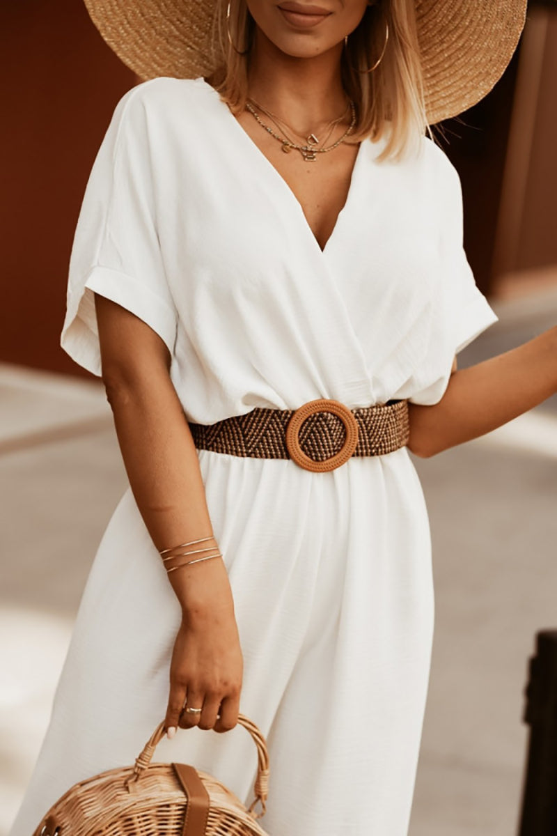 Stilla | Faux Wrap Bred Ben Jumpsuit