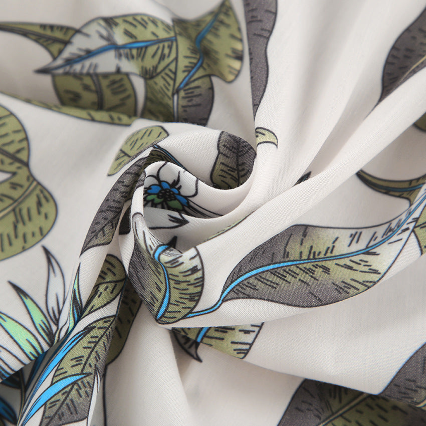 Dame afslappet bluse med blomstermønster og afslappet snit Stilla