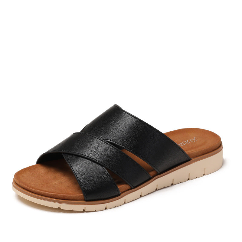 Dame afslappede og elegante pantoletter med ergonomisk fodseng Stilla