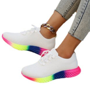 Dame Sporty løbesneakers med elastisk mesh-overdel og skridsikker sål Stilla