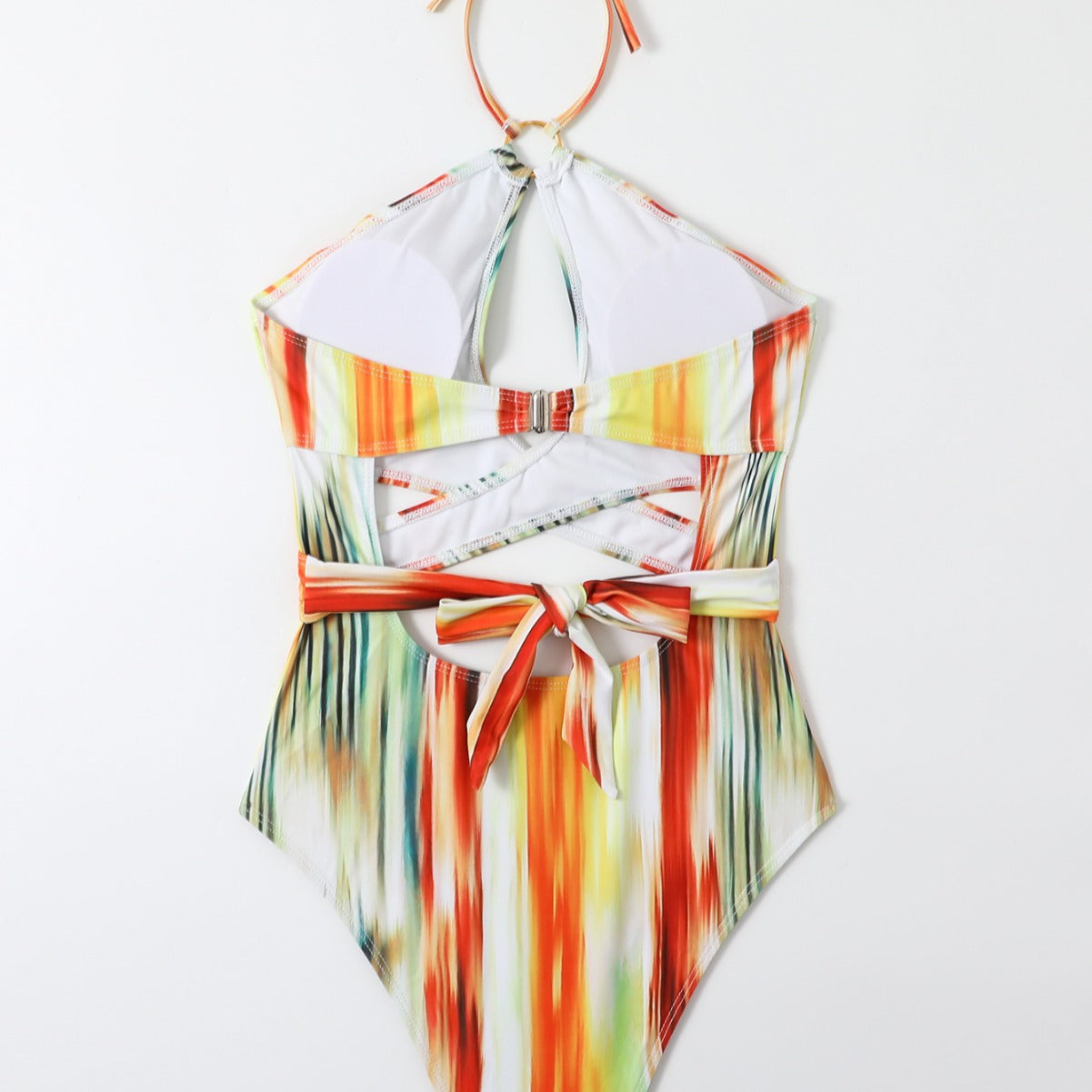 Dame Cut-Out Farverig Enstykke Badedragt Stilla