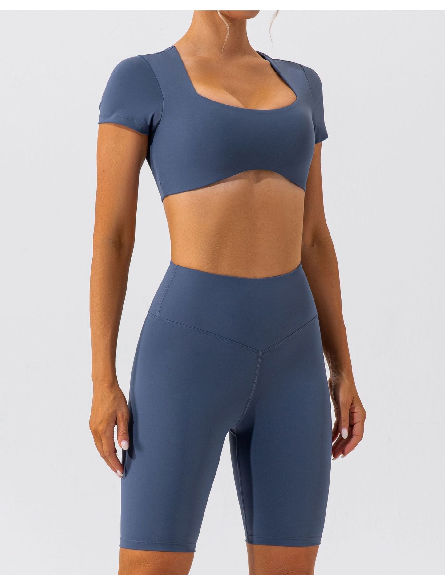 Stilla | High Waist Nude Feel Yoga Shorts Hip Lift, Hurtørrende Sports Cykelbukser