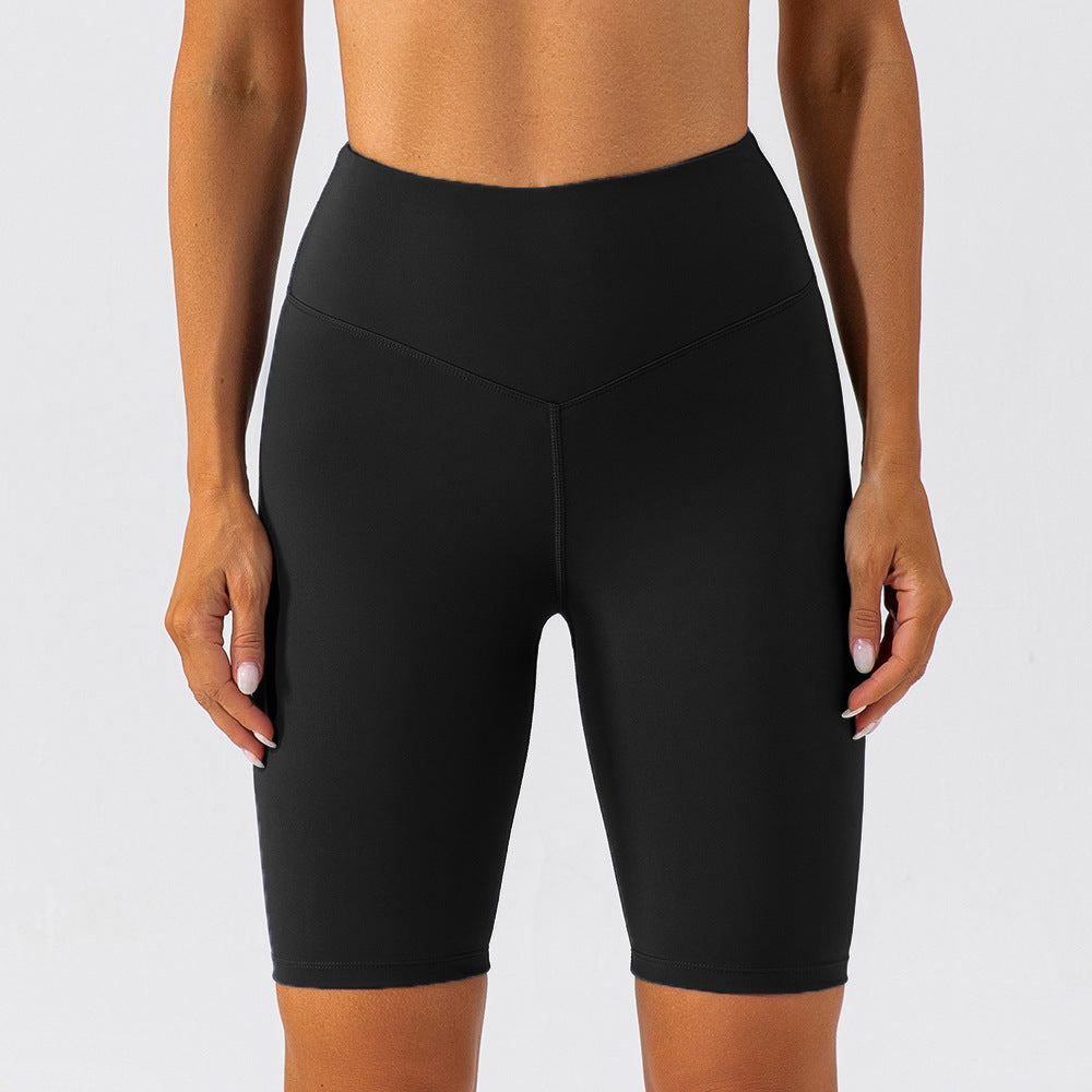 Stilla | High Waist Nude Feel Yoga Shorts Hip Lift, Hurtørrende Sports Cykelbukser