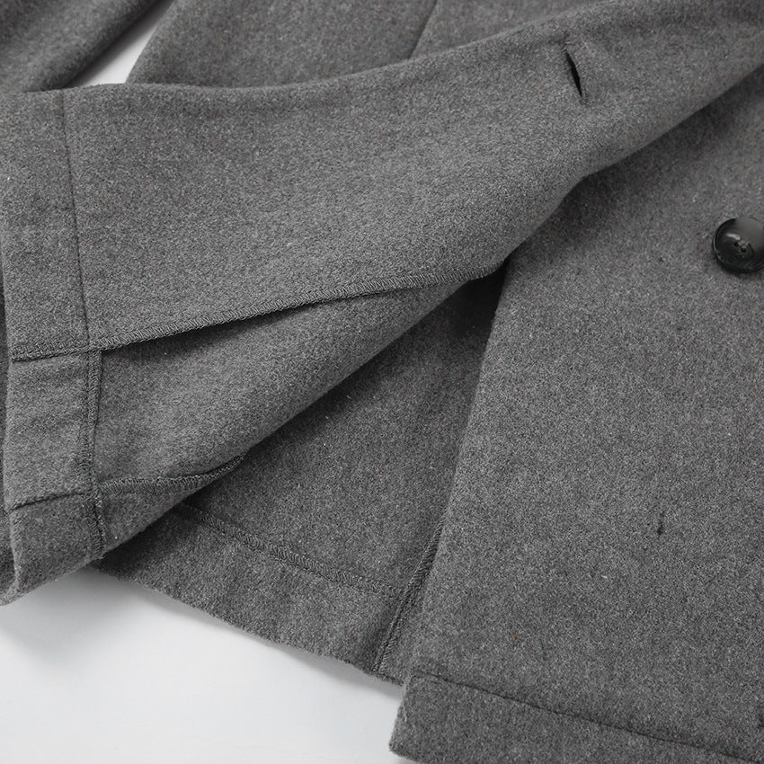 Dame Dobbeltknap Blazer i højkvalitets uldmix med afslappet snit Stilla