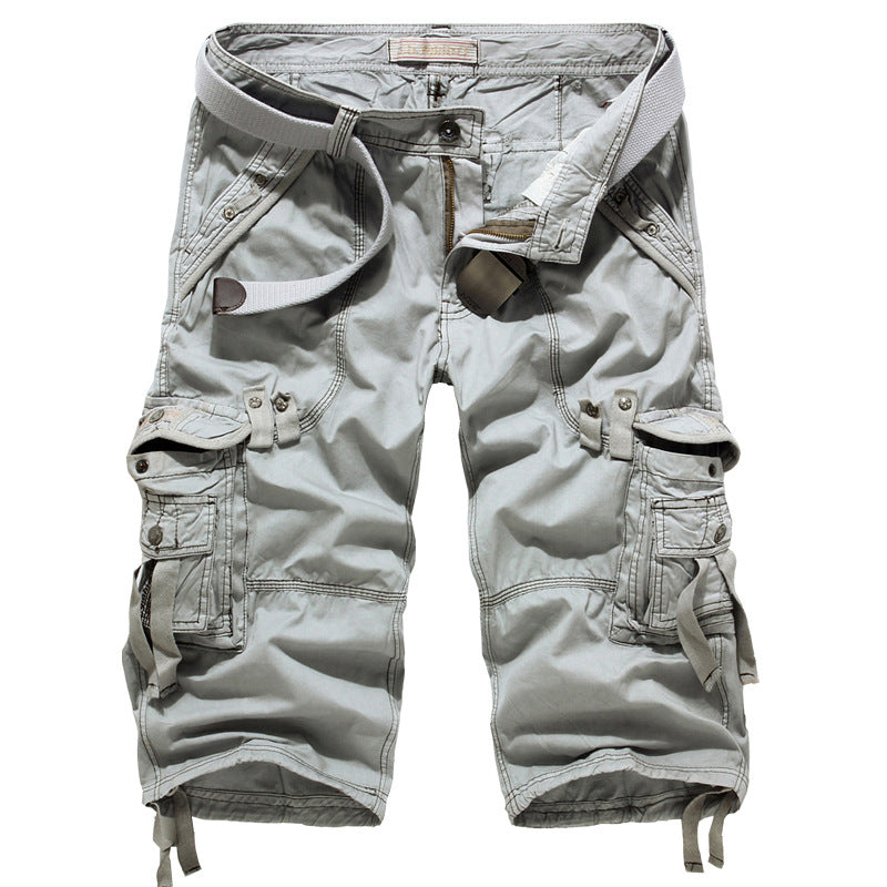 Herrer Cargo Shorts med flere lommer Stilla