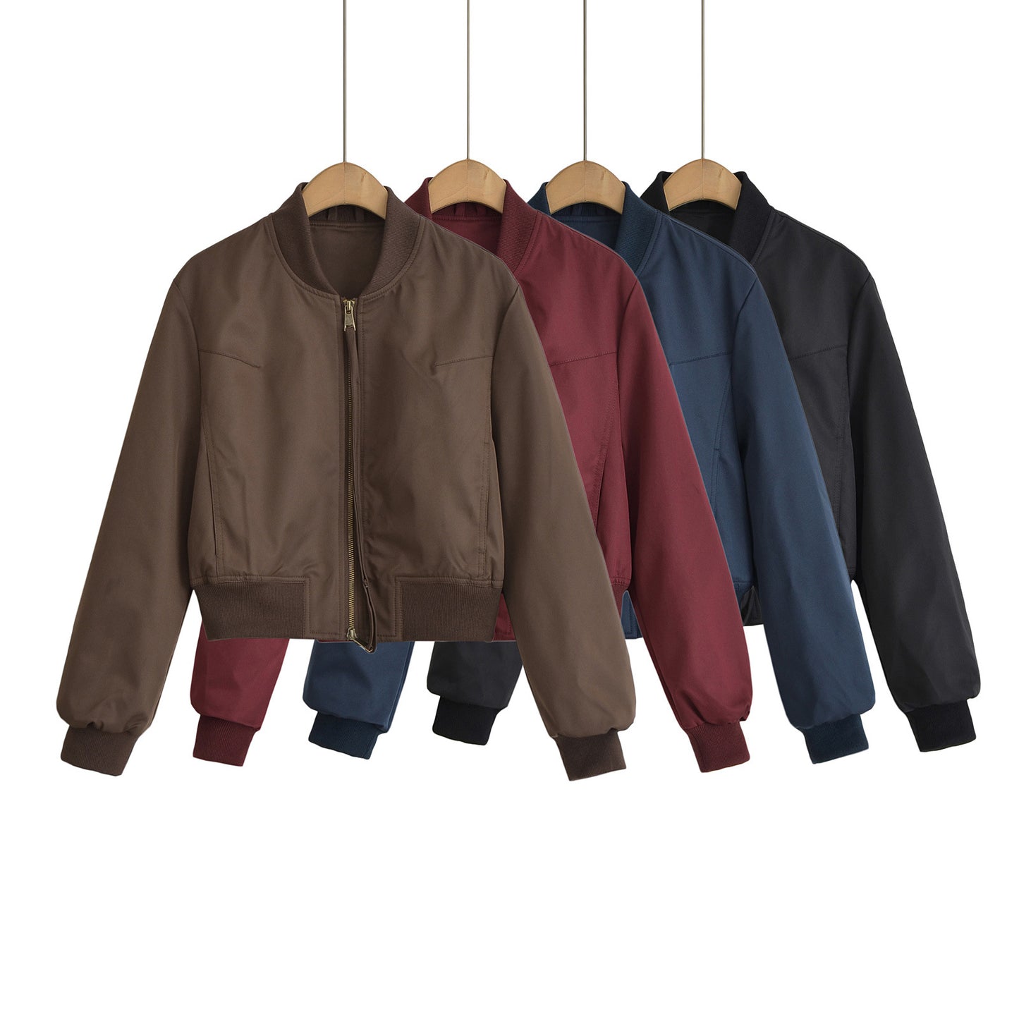 Dame afslappet bomberjakke med elastisk bund og moderne snit Stilla