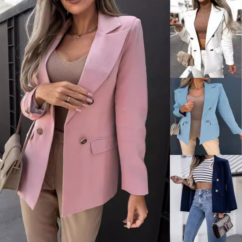 Dame elegant blazer i klassisk snit Stilla