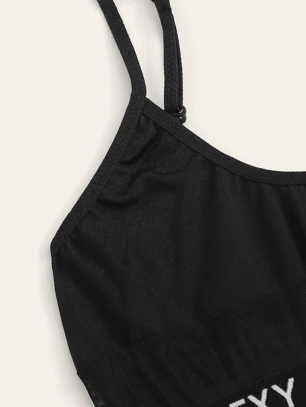 Dame Elegant Bralette og String Sæt Stilla