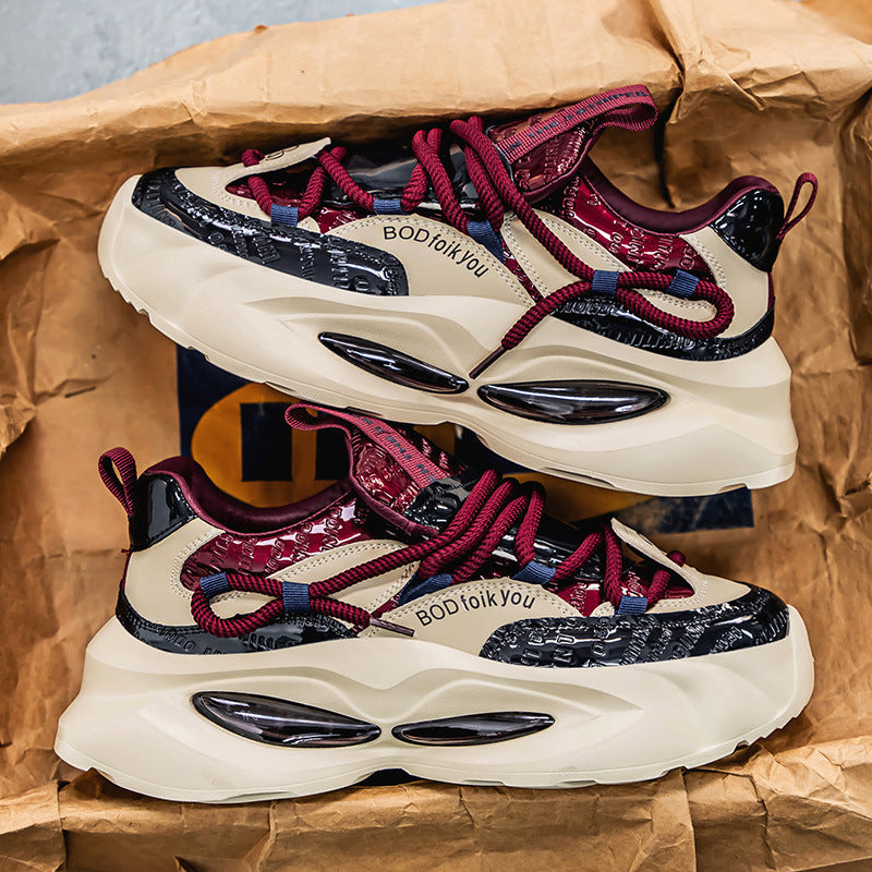 Femme Polstret Mode Sneakers Stilla