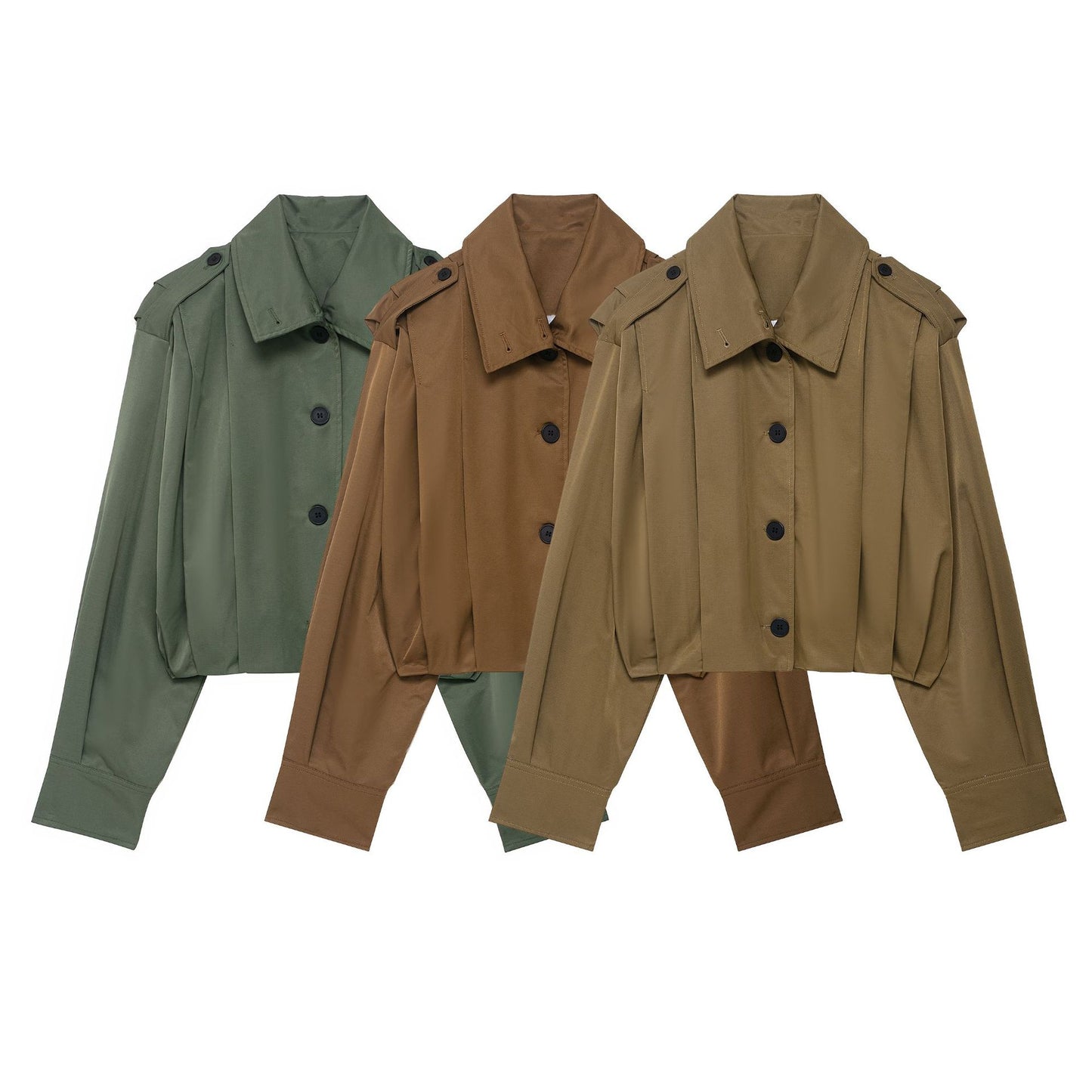 Dame afslappet cropped jakke Stilla