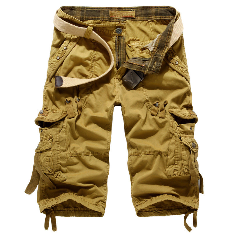 Herrer Cargo Shorts med flere lommer Stilla