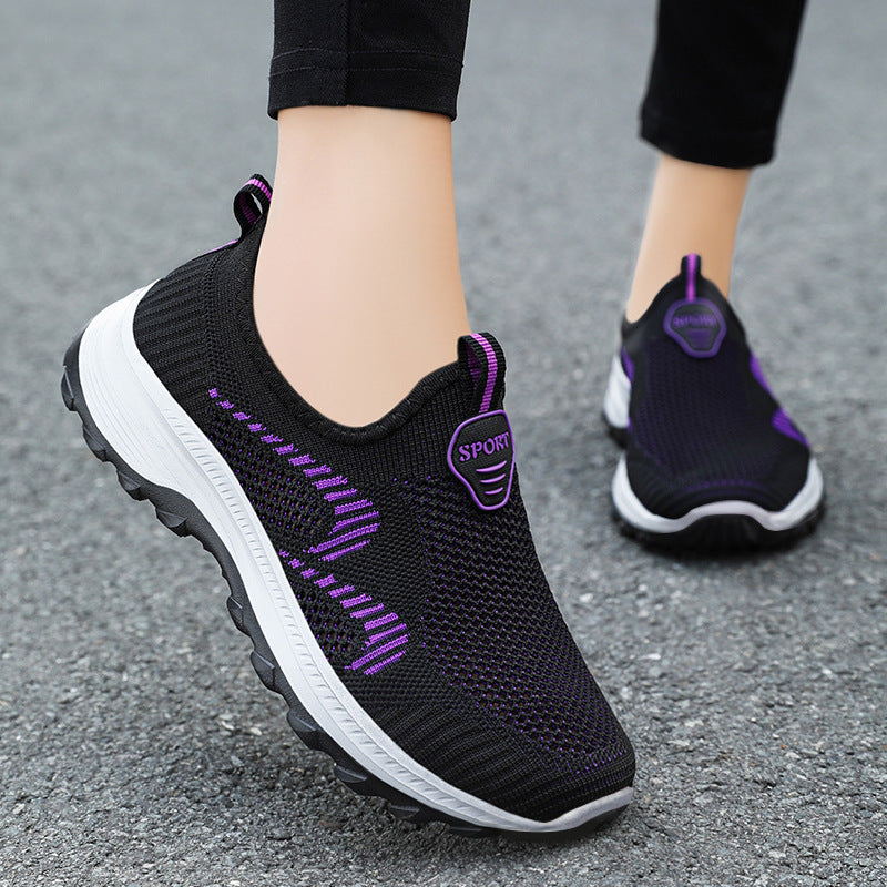 Femme Slip-On Sport Sneakers med polstret indersål og åndbart overmateriale Stilla
